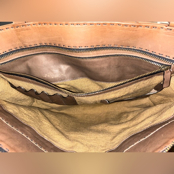 Johnny Farrah leather crossbody briefcase - Picture 7 of 11